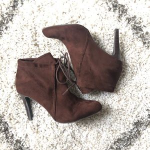 ✨5/$25✨ Charming Charlie Brown Ankle Booties